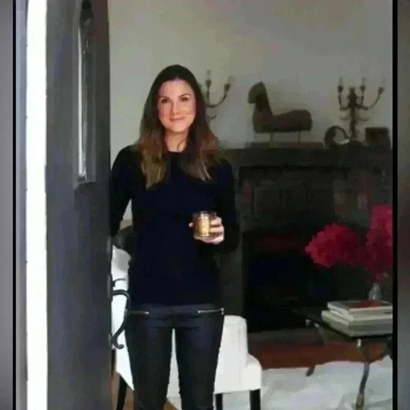 Heidi Merrill red jumpsuit- XL Red long sleeve crew neck concealed zipper front - Picture 6 of 9